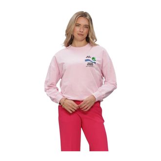 Pom Amsterdam Sweater At The Seaside - Dames - Sweatshirts - Roze - M - Katoen - Hoodies & sweatvesten