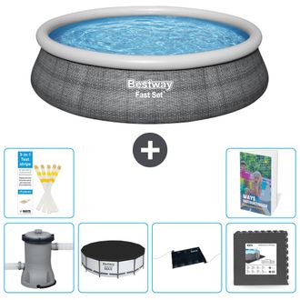 Bestway Piscina Bestway Fast Set Redonda - 457x84 Cm - 7-piezas S195