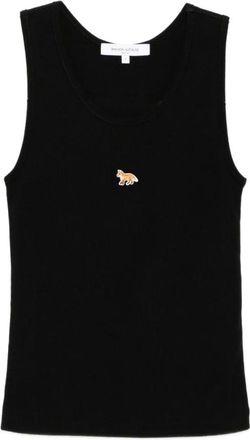 Maison Kitsun&eacute; Mujer, Camisetas, Negro, Talla: S