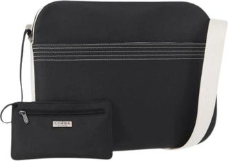 Loewe Pre-owned Cross Body Bags, female, Black, Size: ONE SIZE Pre-owned Leather Shoulder Bag