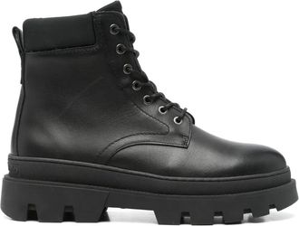 Marc O'Polo Isak leren laarzen - Zwart