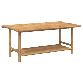 vidaXL Mesita De Centro De Bamb&uacute; 110x55x45 Cm Vidaxl