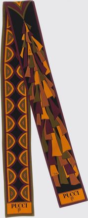 Pucci Multicolor Abstract Print Silk Bandeau