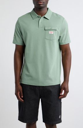 Malbon Golf Jovis Benchmark Polo in Lily Pad at Nordstrom, Size Xx-Large