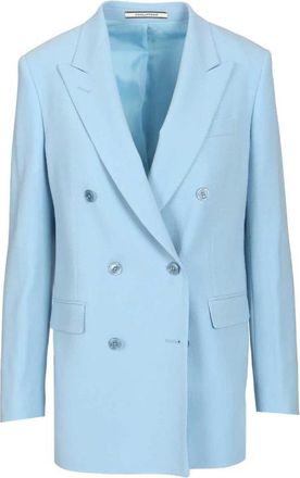 Tagliatore Jasmine Double-Breasted Blazer - female - Tagliatore - Blazers - Blue - 2XS - Jackets