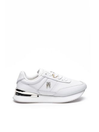 Tommy Hilfiger White Elevated Runner Sneakers