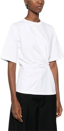 R&oacute;he Re-Invented Twisted T-Shirt - Dames - T-shirts - Wit - XS - Katoen - Tops