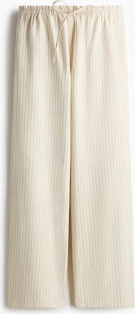 H&M Schlupfhose aus Denim - White