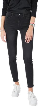 Frame Denim Skinny Zwart Denim Jeans - Dames - Skinny Jeans - Zwart - W25 - Denim - Jeans