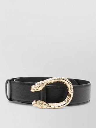 Gucci dionysus leather belt curved tip buckle