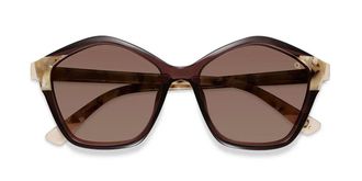 Etnia Barcelona Florida BRBE Womens Sunglasses Brown Size 55