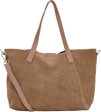 BTF-CPH Bolso Mini Shopper de Ante - Bags - Mujer - Marr&oacute;n - ONE SIZE