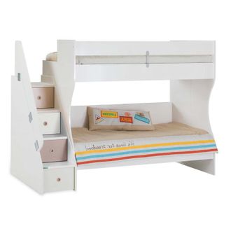 Muemue Litera Aglomerado Blanco 90x190/90x190cm