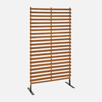 Sweeek Biombo De Madera Para Interior/exterior De 100cm