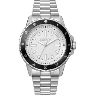 DKNY Sport Bracelet Watch, 43mm in Silver/Stainless Steel at Nordstrom