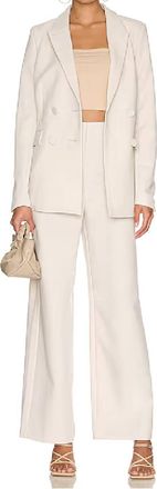 Bardot Anna High Waist Pant In White