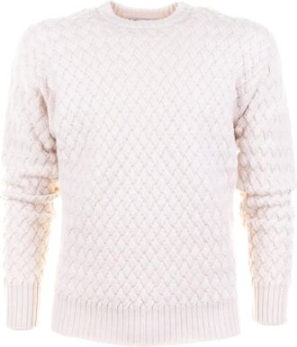 Alpha Studio textured crew-neck sweater - men - Fabric - 52 - Neutrals