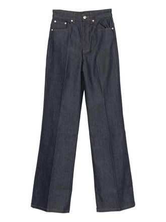 A.P.C. contrast-stitch jeans - Blauw