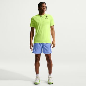Nike Mens Miler Dri-FIT 7 Brief-Lined Running Shorts in Blue | IF2070-494