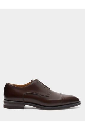 Bally Scribe Un Derby in Leather in Brown at Nordstrom, Size 40.5