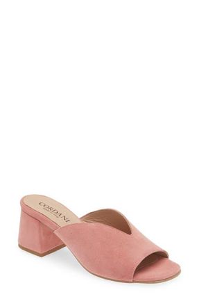 Cordani Pollie Slide Sandal in Rose Suede at Nordstrom, Size 5.5Us