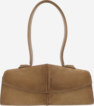 Jil Sander Su&egrave;de schoudertas