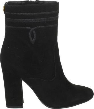 Guess Hoge Hakken Laarzen - Dames - Laarzen met Hak - Zwart - 35 EU - Leer - Schoenen