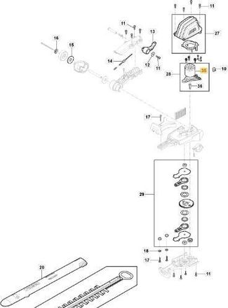 STIGA Sports Motor Original Stiga Mh 900 Li 48 - 1188114668/0