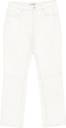 Cole Buxton Pantaloni con effetto craquel&eacute; - Bianco