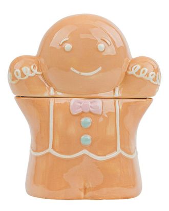 10 Strawberry Street Gingerbread Boy Cookie Jar