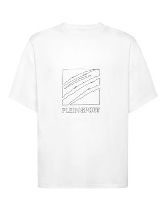 Plein Sport T-Shirt Ronde Hals Ss Scratch
