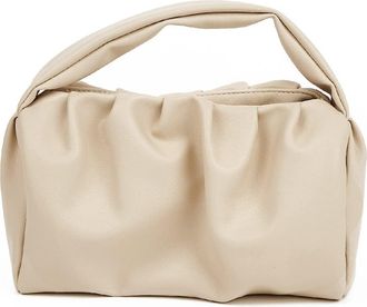 Nicole & Doris Small Handbag for Women Soft Leather Clutch Bag Purse Handbag Cloud Pouch Bag Cute Hand Bags Ladies Party Bag Wedding Bag Elegant Evening Bags Khaki