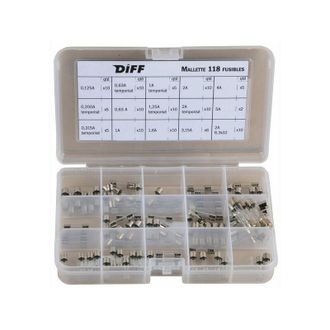 DIFF Eyewear Fusibile E Portafusibile Valigetta 118 Fusibili