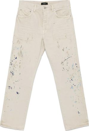 Purple Jeans con effetto vernice - Toni neutri