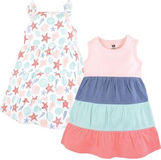Hudson Baby 2Pk Dress in Multicolor Sea Shells at Nordstrom, Size 18-24M