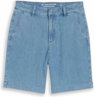 Tom Tailor Jeans Shorts - Dames - Korte broeken - Blauw - Maat: W28 Denim