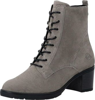 Remonte Lace-up Ankle Boot - Dames - Schoenen - Grijs - Maat: 41 EU Leer