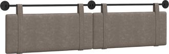 vidaXL Cabecero Colgante Gris Pu Antiguo Vidaxl