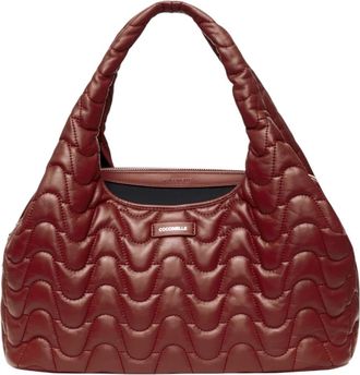 Coccinelle Matelass Handtas - Dames - Handtassen - Rood - ONE Size - Leer - Tassen