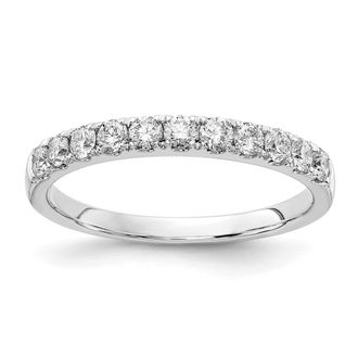 Diamond2Deal 14k Gold Lab Grown Diamond Wedding Band Ring 1/2Ct Clarity- VS Color- G-H