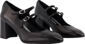 Carel Womens Alice Flex Pumps - Carel Leather Black Shoes