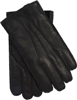Polo Ralph Lauren Cashmere Lined Nappa Touch Glove in Black at Nordstrom, Size Large
