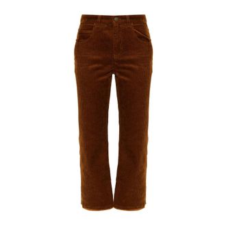 Isabel Marant Broeken, Dames, Bruin, S, Katoen, Ruthie Corduroy Broek
