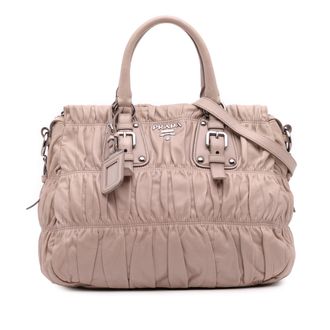 Prada Bauletto Tessuto Handtas