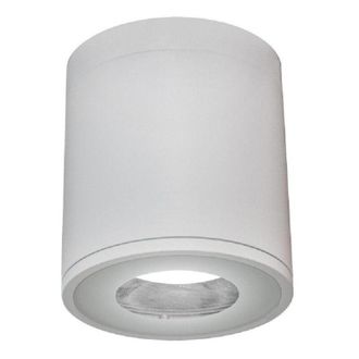 Trade Shop Trade Shop - Foco L&aacute;mpara De Techo Casquillo Gu10 Redondo Exterior Led Resistente Al Agua - Blanco