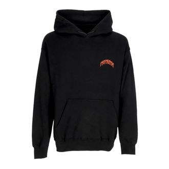 PROPAGANDA Hoodies, male, Black, L, Black Lightweight Hooded Sweatshirt Triangle Cobrahm