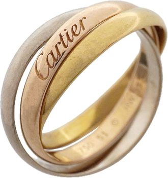 Cartier Yellow Gold (18K) Pink Gold (18K) White Gold (18K) Band Ring (Pre-Owned)