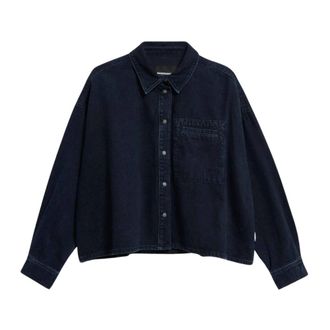 Armedangels Nalaani Blusa Vaquera - Blouses & Shirts - Mujer - Azul - XS