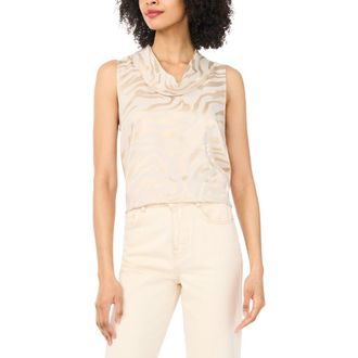 Vince Camuto Sleeveless Cowl Neck Top in Birch at Nordstrom, Size X-Small
