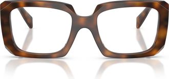 Prada 0pr C09v Oversized Square Tortoiseshell Acetate Sunglasses
